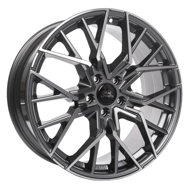 19 Zoll Felgen MM06 anthrazi poliert für Audi A3 S3 RS3 8P 8V TT TTS 8J 8S Q2 GA