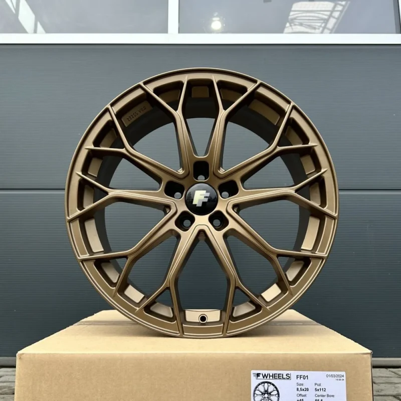 18-inch FF Wheels FF01 bronze rims for Mercedes B-Class W246 W247 F2B B250e