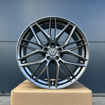 4x 18 Zoll Felgen Damina DM08 anthrazit für VW Tiguan 1 2 3 CT 5N 5N2 R-Line R