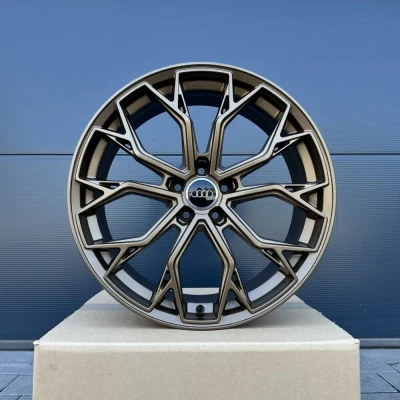 4x 19 Zoll Felgen FF Wheels FF01 bronze matt für Audi A5 S5 B10 F2 auch hybrid