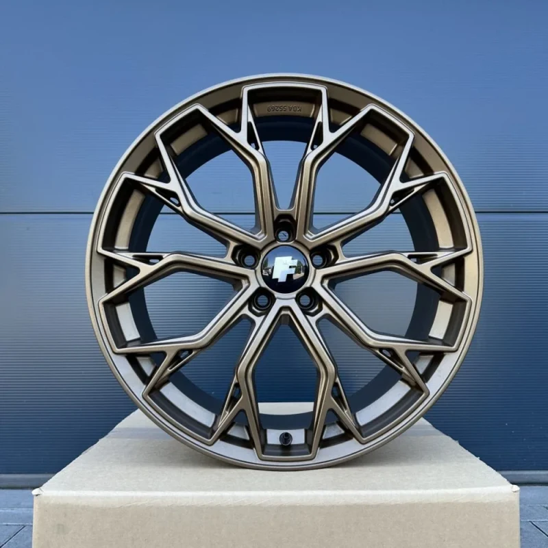 4x 19 Zoll Felgen NEU FF Wheels FF01 bronze für Skoda Kodiaq NS FR Superb 3T RS