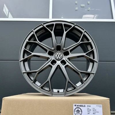 4x 18 Zoll Felgen FF Wheels FF01 anthrazit für VW Arteon 3H R Beetle Scirocco 16