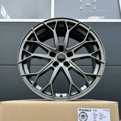 18 inch rims FF Wheels FF01 anthracite for Audi A6 S6 C6 C7 C8 4F 4G F2 S-Line