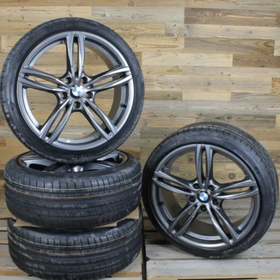 18-inch winter wheels, winter tires, complete winter wheel sets, black, for BMW 3 Series e46 and Z4 E85