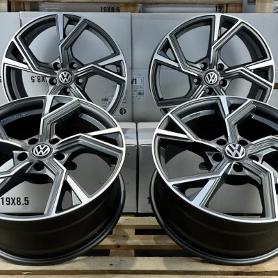 18 Zoll Felgen Avus AF20 grau für VW Golf 5 6 7 8 GTI GTD GTE R 7R 8R e Plus