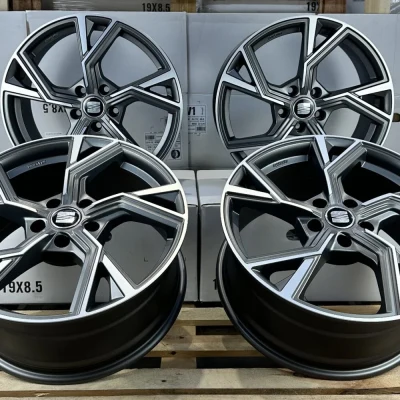 18-inch AF20 matte grey alloy wheels for Seat Leon 1P 5F KL Cupra Tarraco KN FR Hybrid