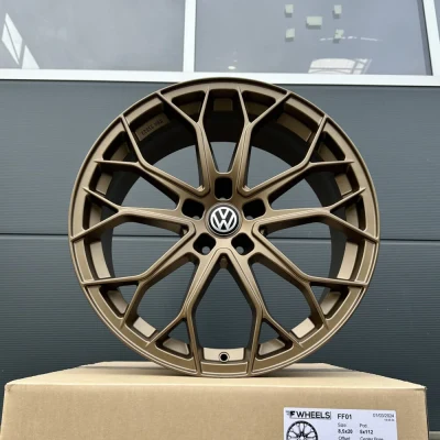 20 Zoll Felgen FF Wheels bronze für VW Tiguan 5N T-ROC T ROC A1 ID3 ID4 ID5 ID7