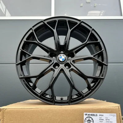 4x 18 Zoll Felgen FF Wheels FF01 schwarz für BMW 1er e81 e82 e87 e88 F20 F21 M