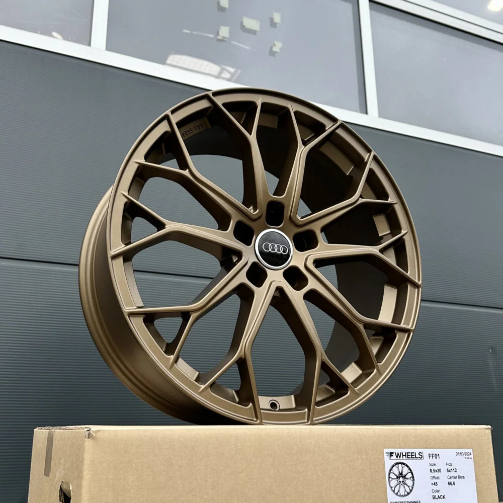 20 Zoll Felgen FF Wheels FF01 bronze Audi Q3 Q4 8U A6 4F 4F1 C6 A8 4E Q2 GA S