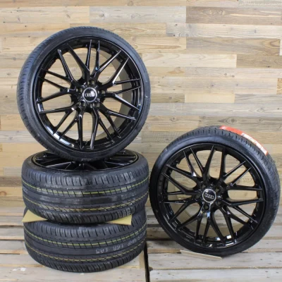 DM08 19-inch rims, 4 winter wheels 255/35, complete winter wheel set for Audi A4 S4 B8 B81