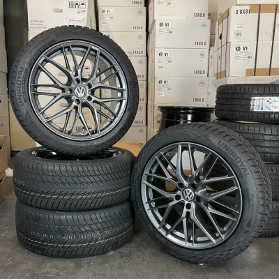 18-inch winter wheels, winter tires, complete winter wheel sets for VW Golf 5, 6, 7, 8 GTI, GTD, 7R