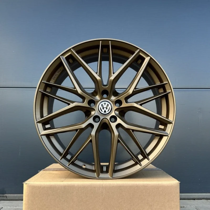 4x 19 Zoll Felgen Damina DM08 bronze für VW Passat B6 B7 B8 B9 3C GTE R-Line