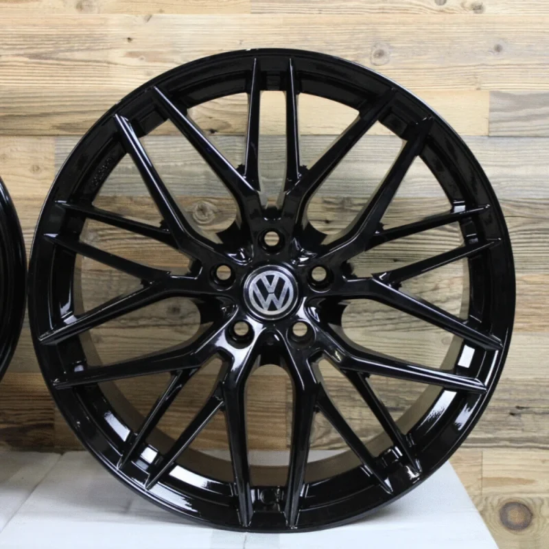19-inch DM08 black rims for VW Golf 6 7 8 GTI GTD GTE Passat B6 B7 B8 TROC