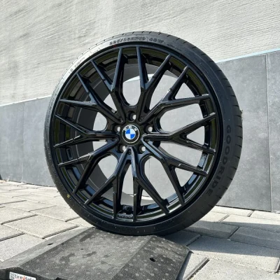 18-inch winter wheels, complete wheels WH37 black for BMW 3 Series G20 G21 G3L G3K