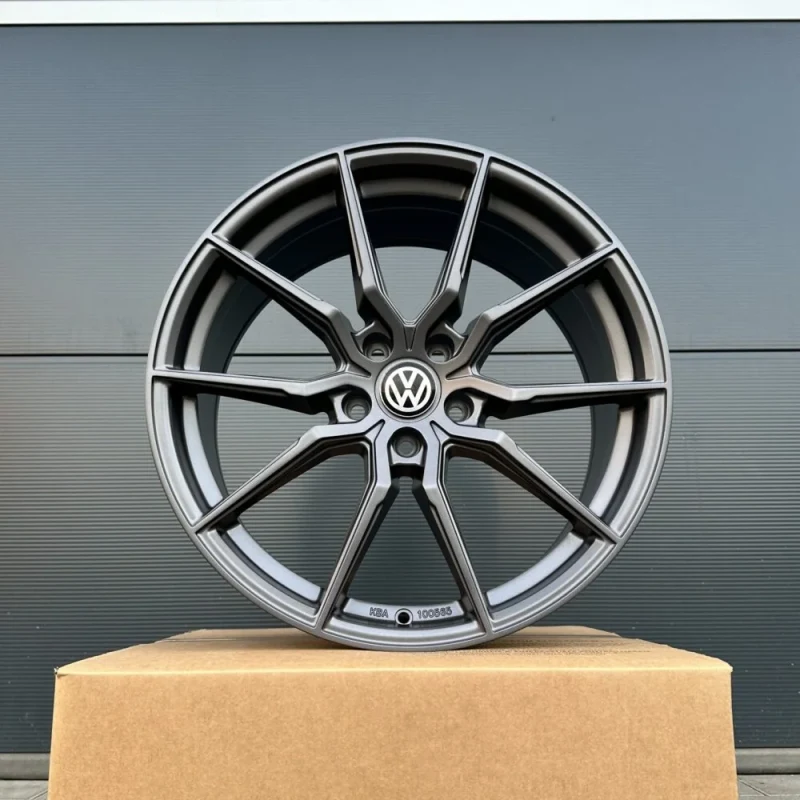 4x NEW 19 inch FF Wheels FF03 grey matte rims for VW Passat B8 B9 CC 3C R-Line