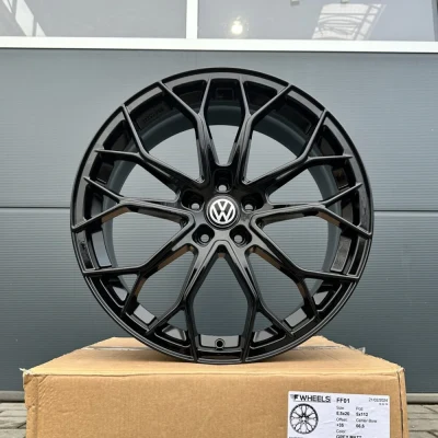 4x 18 Zoll Felgen FF Wheels FF01 schwarz für VW EOS 1F Beetle 16 Jetta Touran 1T