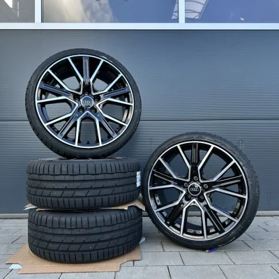 WH34 19-inch rims, summer tires 235/255, complete summer wheel set for Audi Q4 FZ e-tron