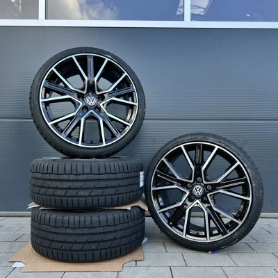 WH34 19 inch 4 summer wheels, complete summer wheel set for VW Tiguan 1 5N Phaeton 3D, NEW