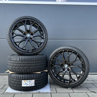 19-inch summer wheels, summer tires, FF01 black, for BMW 5 Series G30 G31 G5L G5K