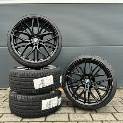 4x 18 Zoll Sommerräder Kompletträder Sommerreifen DM08 schwarz für BMW i4 G4C