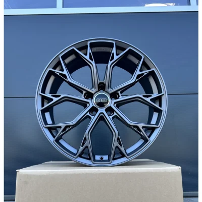 1x 19 Zoll 4 Felgen FF02 grau matt Audi A4 S4 A5 S5 B8 B9 A6 4F 4G F2 C6 C7 C8