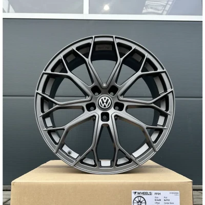 4x 18 Zoll Felgen FF Wheels FF01 grau für VW T-ROC TROC T ROC A1 R Phaeton 3D