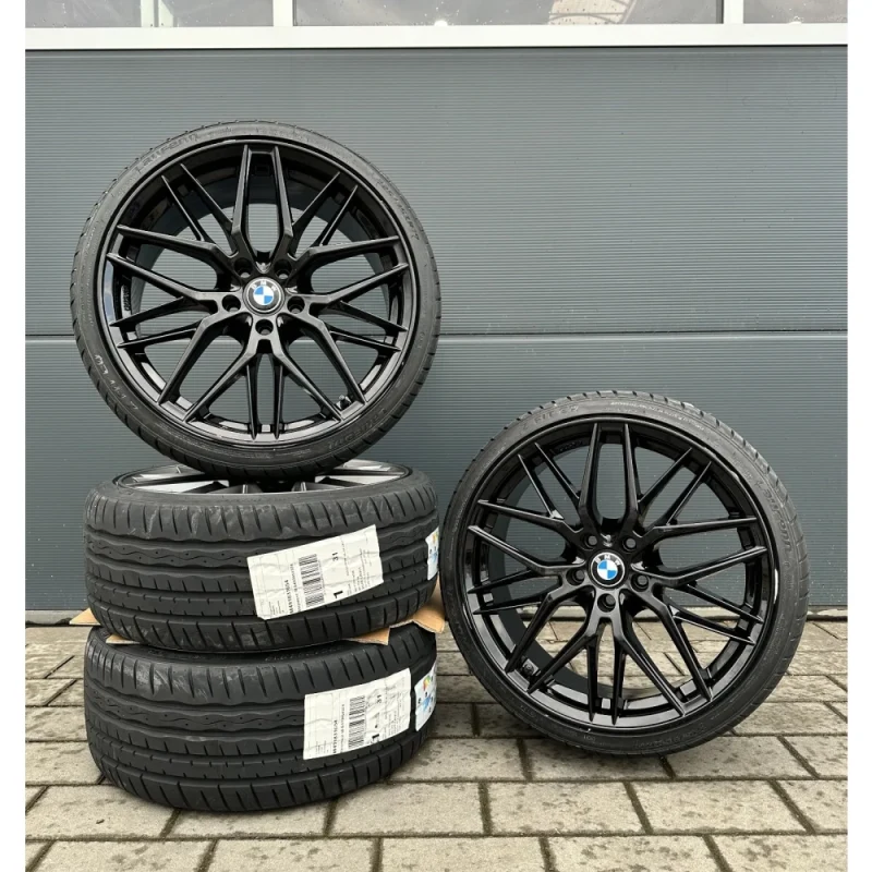 18-inch winter wheels, complete wheels, black, for BMW 5 Series G30 G31 M Performance