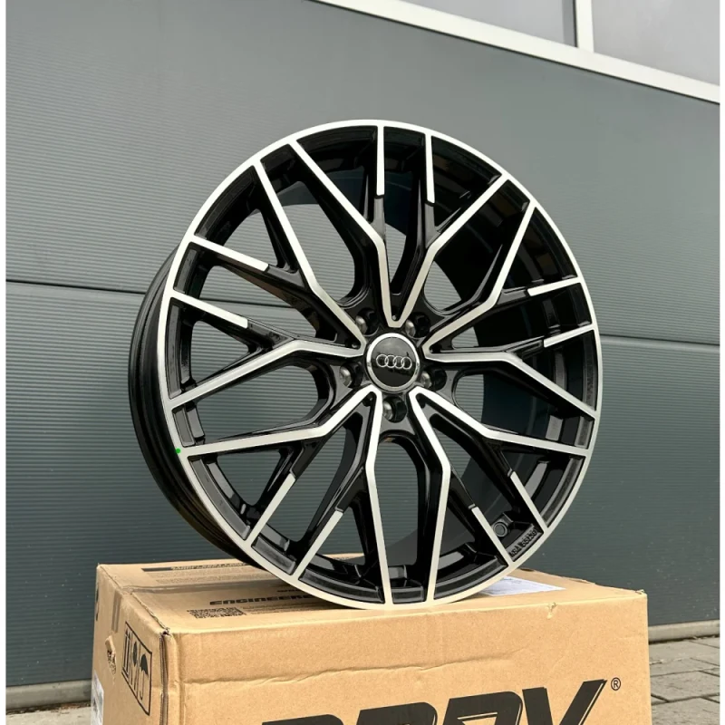 19 Zoll Felgen WH37 schwarz silber Audi A4 S4 B8 B81 Q2 Q3 GA 8U 8U1 S-Line S