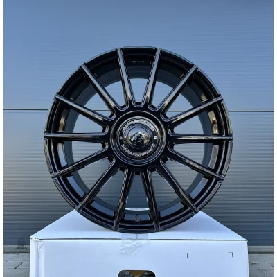 18-inch Damina DM09 black rims for Skoda Kodiaq KN, Octavia NX RS VRS, Karoq NU