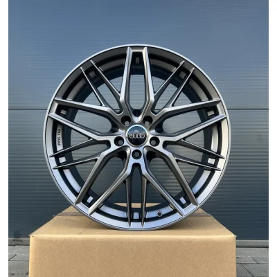 18 Zoll Felgen DM08 grau für Audi A4 A5 B6 B7 B8 B9 8E A6 C6 C7 4F 4G Q2 Q3 8U