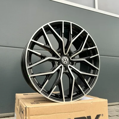 19 Zoll Felgen WH37 schwarz poliert für VW Golf ID.3 ID3 ID.4 ID4 Pure E1 E2
