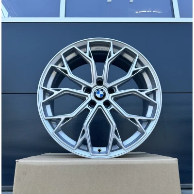 20 Zoll Felgen für BMW X3 E83 6er F06 F12 F13 M X5 E53 NEU FF02 silber glanz