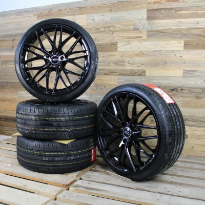 DM08 black 19 inch winter wheels, complete winter wheel set for Audi SQ5 Q5 8R FY