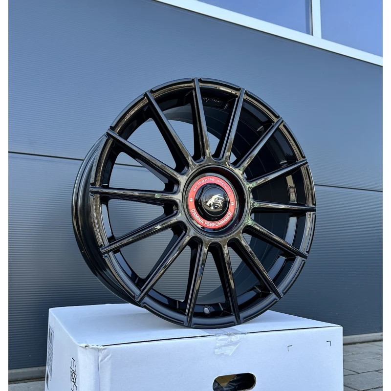 19 Zoll Felgen Damina DM09 schwarz für Skoda Octavia 1Z 5E NX RS Superb 3T Karoq