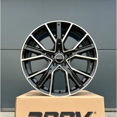 19 inch rims WH34 black polished Audi A4 S4 A5 S5 B8 B9 A6 4F 4G F2 C6 C7 C8