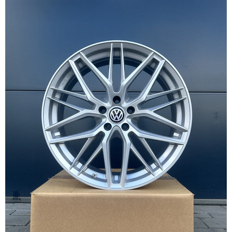 19-inch Damina DM08 silver rims for VW Arteon 3H R, Scirocco, Tiguan 5N, and Passat CC