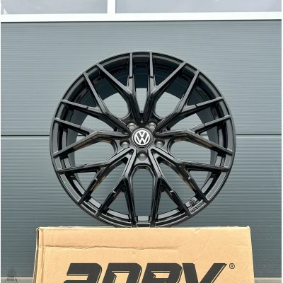 18-inch Damina WH37 black alloy wheels for VW Golf 6 7 8 GTI GTD GTE