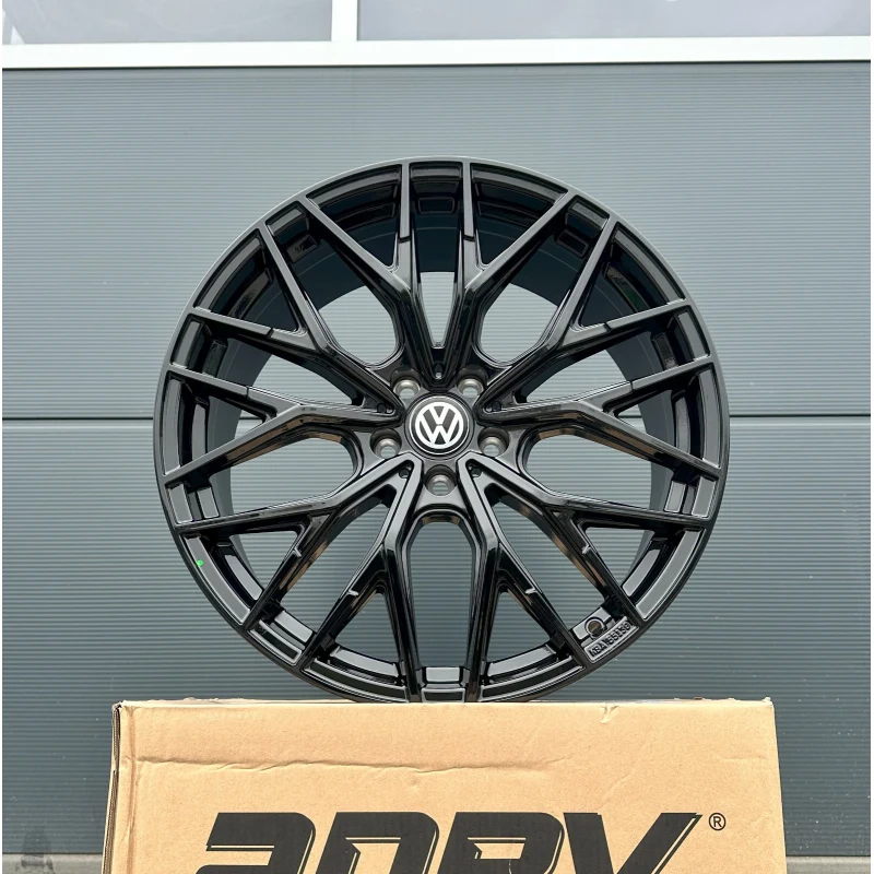 18-inch Damina WH37 black alloy wheels for VW Golf 6 7 8 GTI GTD GTE