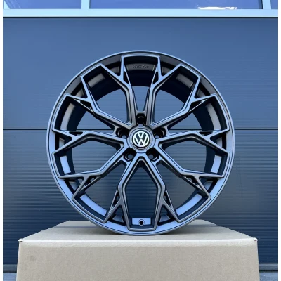 20-inch FF-Wheels FF02 Grey rims for VW Golf 7 8 GTI GTD GTE Passat B6 B7 B8