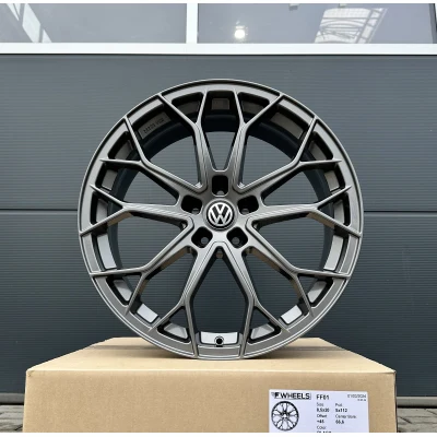 18 Zoll Felgen für VW Passat B6 B7 B8 B9 CJ 3C GTE R 4x FF Wheels FF01 anthrazit