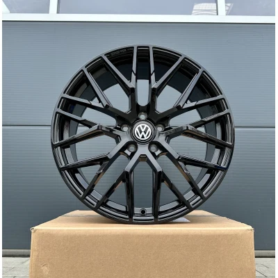 18-inch MAM RS4 black rims for VW Tiguan 5N, T-Roc, A1, Jetta, ID3, ID4