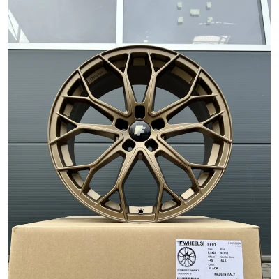 19 Zoll Felgen FF01 bronze 4x für Seat Leon 1P 5F KL Cupra Ateca Yeti 5x112