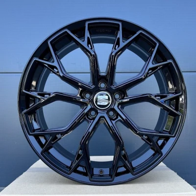 20-inch FFWheels FF02 black rims for Seat Leon 5F KL Cupra Ateca Yeti Hybrid