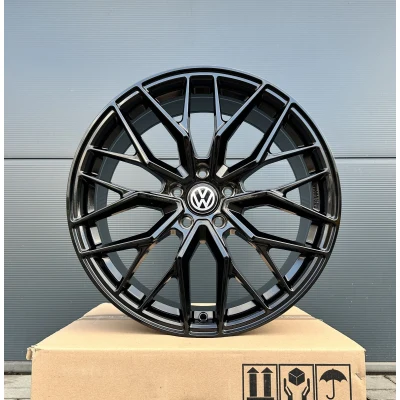 19-inch Damina DM20 black rims for VW Arteon 3H R, Scirocco, Tiguan 5N, Passat CC