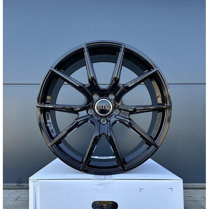 18 inch V1 Wheels V1 black for Audi A4 A5 B6 B7 B8 B9 8E A6 C6 C7 4F 4G Q2 Q3