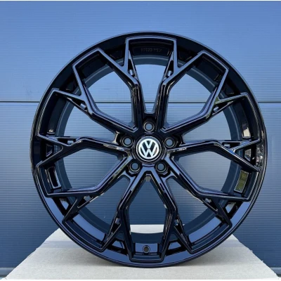 20-inch FF02 black rims for VW Tiguan 5N, T-Roc, A1, Jetta, ID3, ID4