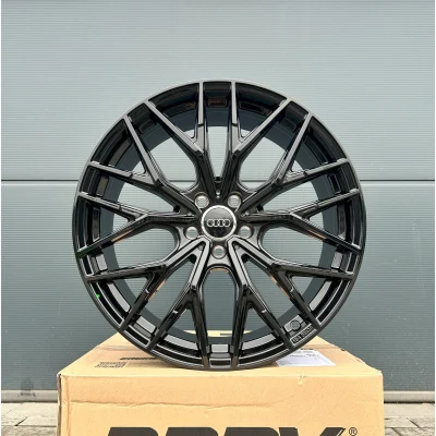 18-inch WH37 black rims for Audi A4 S4 B9 A5 B8 B9 A6 4G 4G1 C7 F2 S-Line