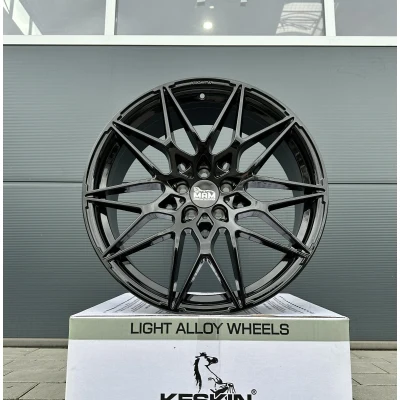 4x 19 Zoll Felgen NEU MAM B2 B2N schwarz für Audi A4 B8 B81 B9 Allroud S-Line