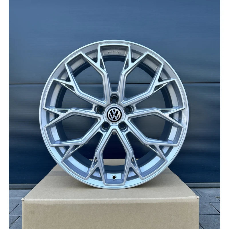 20 Zoll Felgen silber für VW Passat B6 B7 B8 B9 3C GTE Pheaton 3D FF Wheels FF02