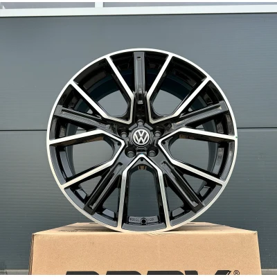 20 Zoll Felgen WH34 schwarz Poliert VW Arteon 3H R Scirocco Tiguan 5N Passat CC